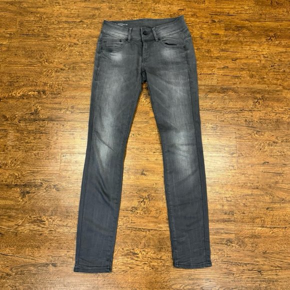 G-Star Raw Black Midge Cody Mid Skinny Casual Modern Denim Jeans Women's‎ 28x32 - Picture 1 of 12